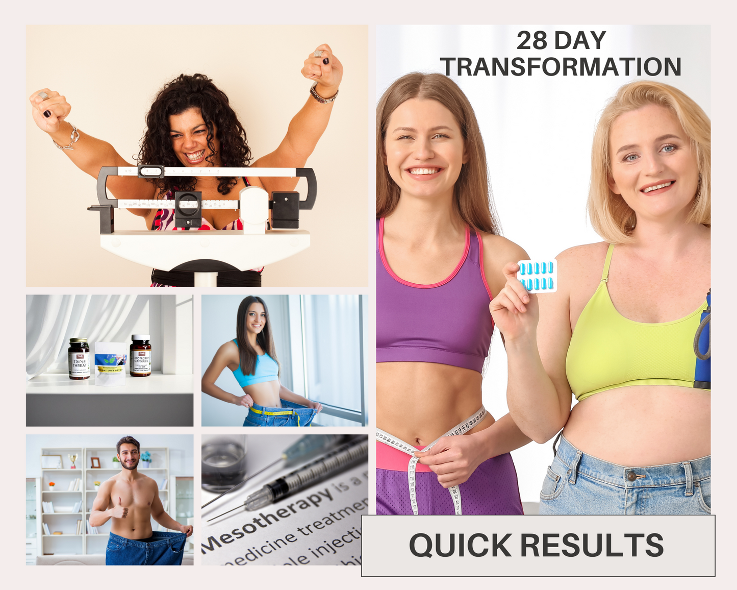 Transformation Trio Kit (Aggressive Weight Loss and Wellness)
